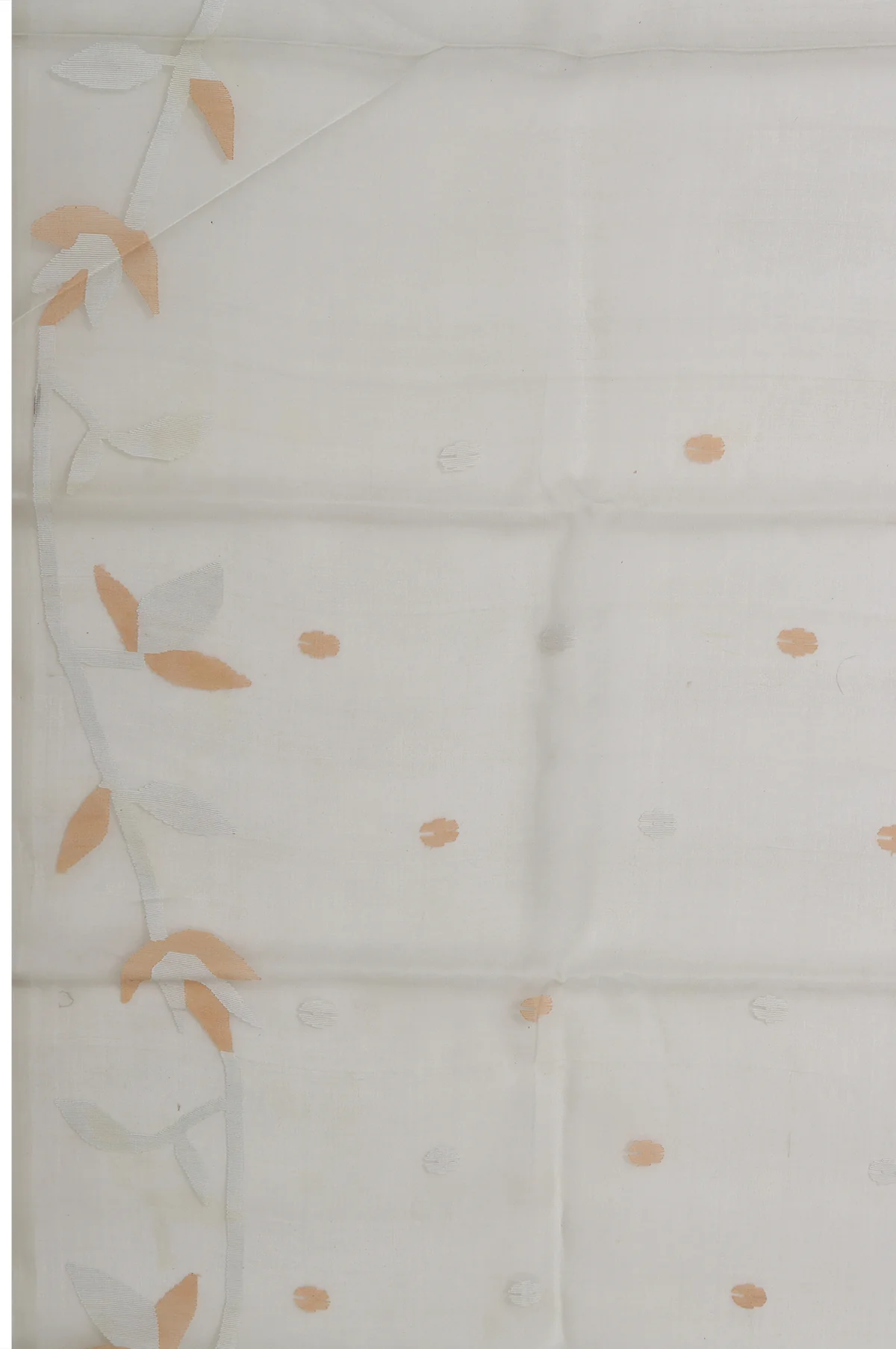 Pista Green Bengal Jamdani Saree - Image 6