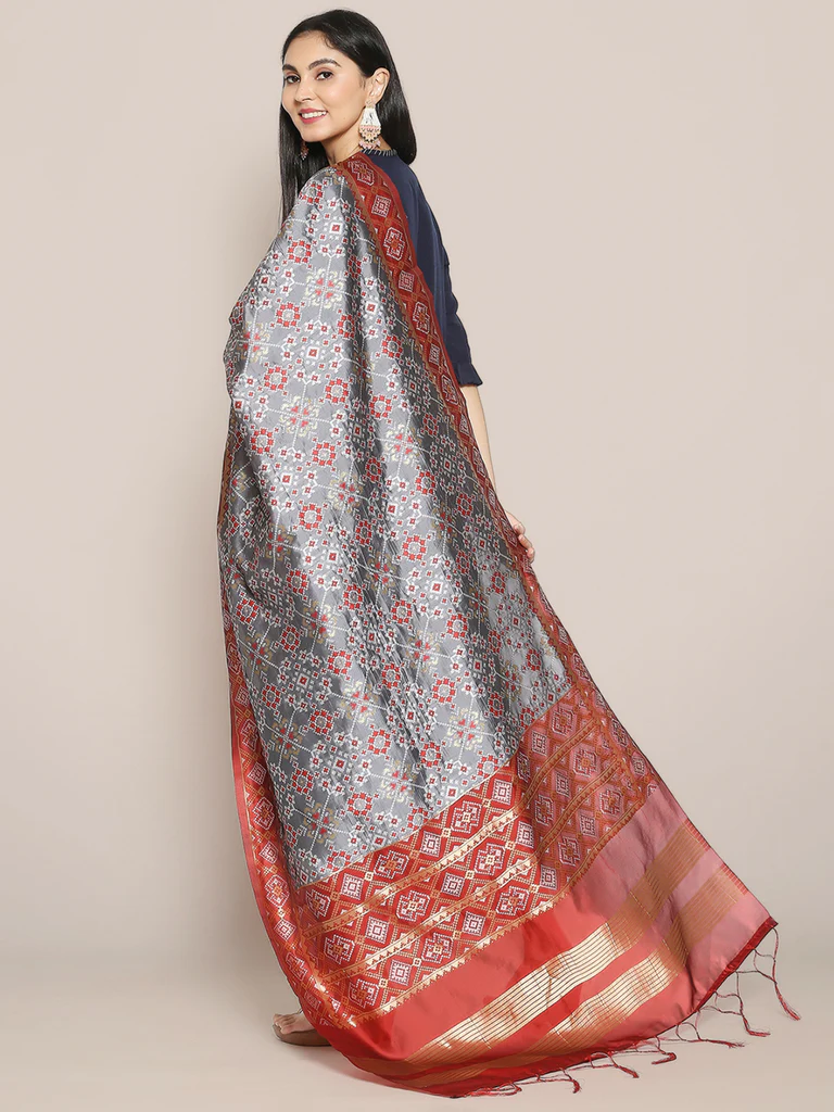 Banarasi Patola Silk Dupatta - Image 18