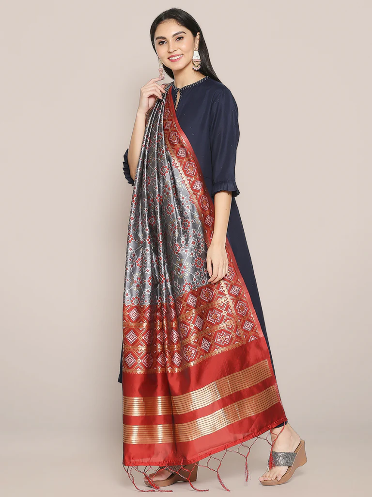 Banarasi Patola Silk Dupatta - Image 19