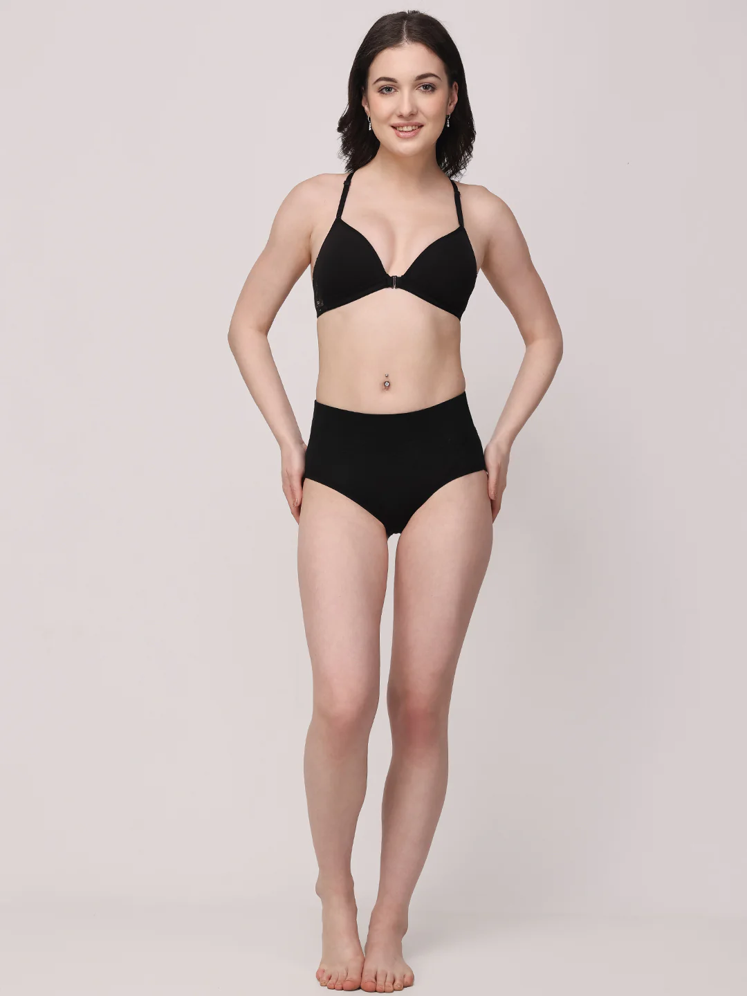 Non-Wired Lightly Padded Medium Coverage Women's Front-Open Bra - Image 9