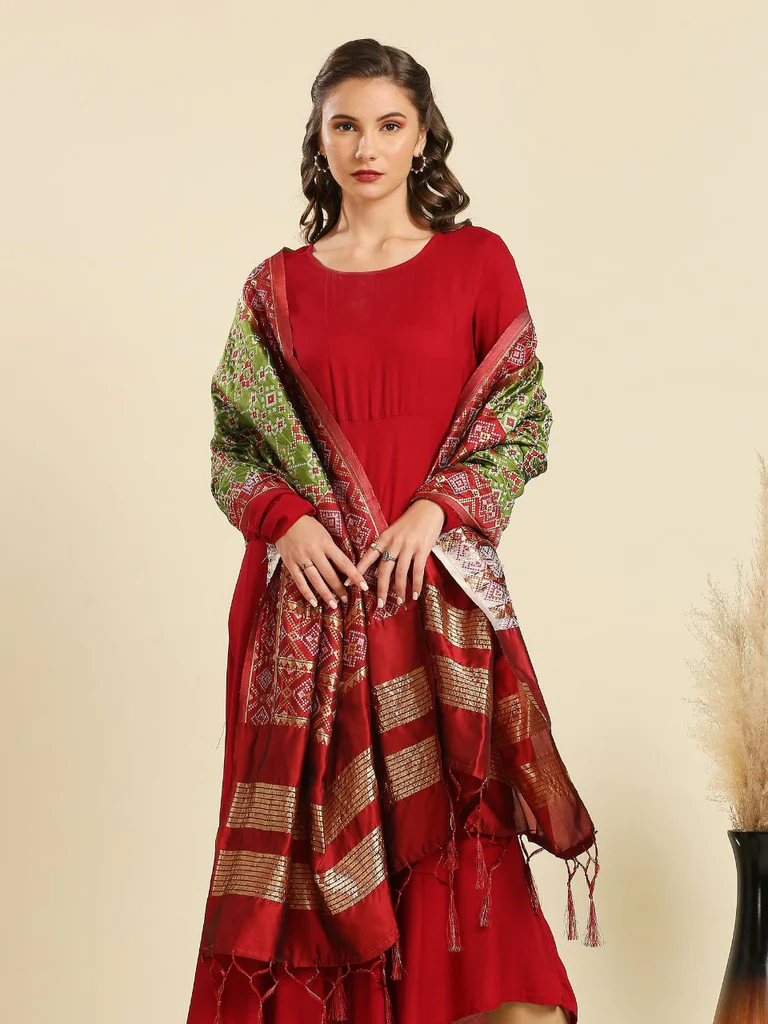 Banarasi Patola Silk Dupatta - Image 64