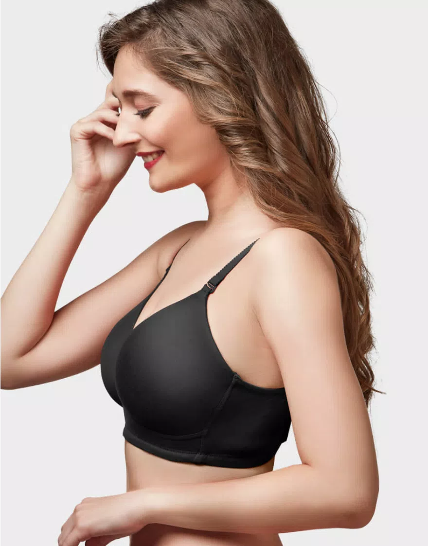 BLack Women Full Coverage Non Padded Bra - Image 2