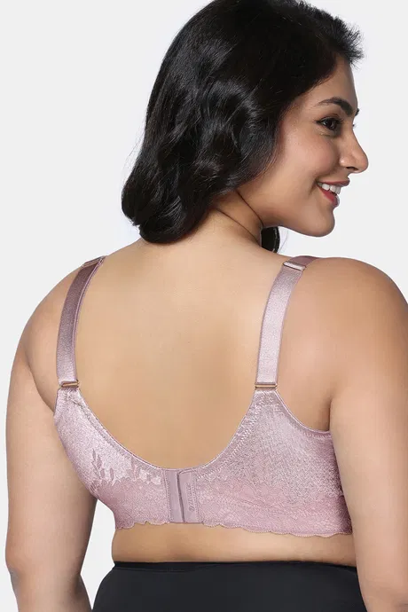 True Curv Celeste & Rose Double Layered Non Wired Full Coverage Super Support Bra - Image 3