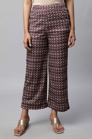 Grey Loose Fit Palazzo