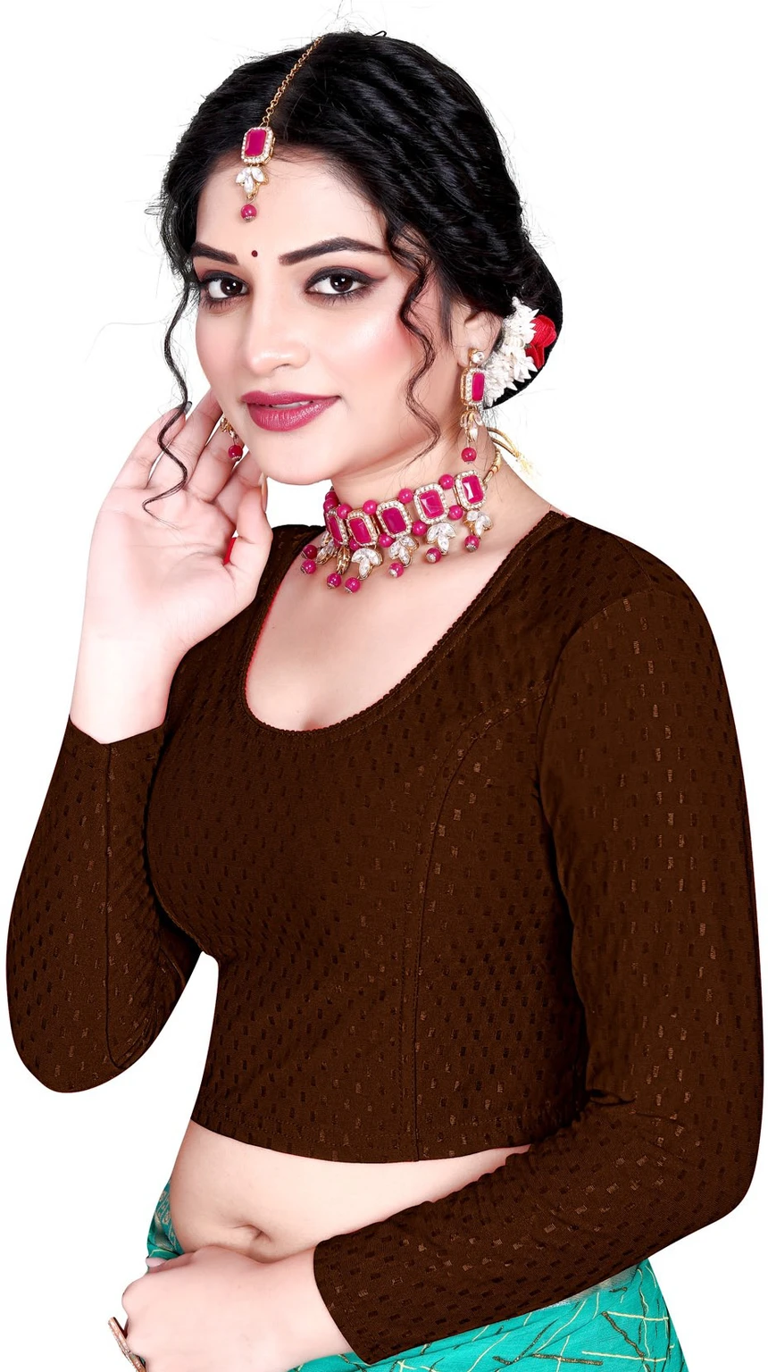 Full Sleeve Round Neck Women Blouse