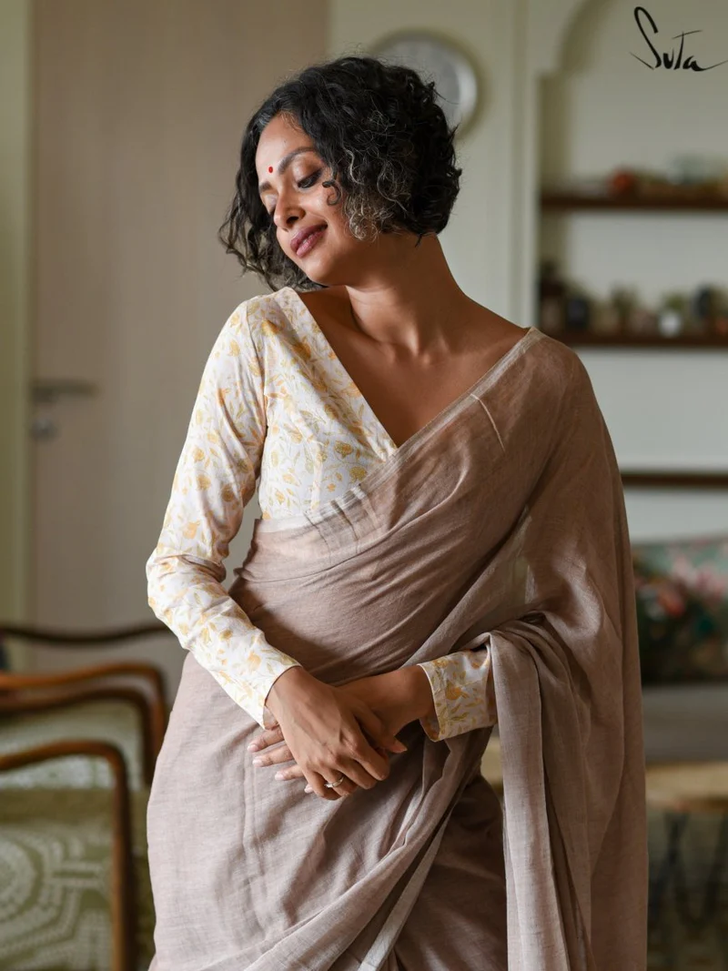 Morning Primrose Cotton Blouse - Image 4